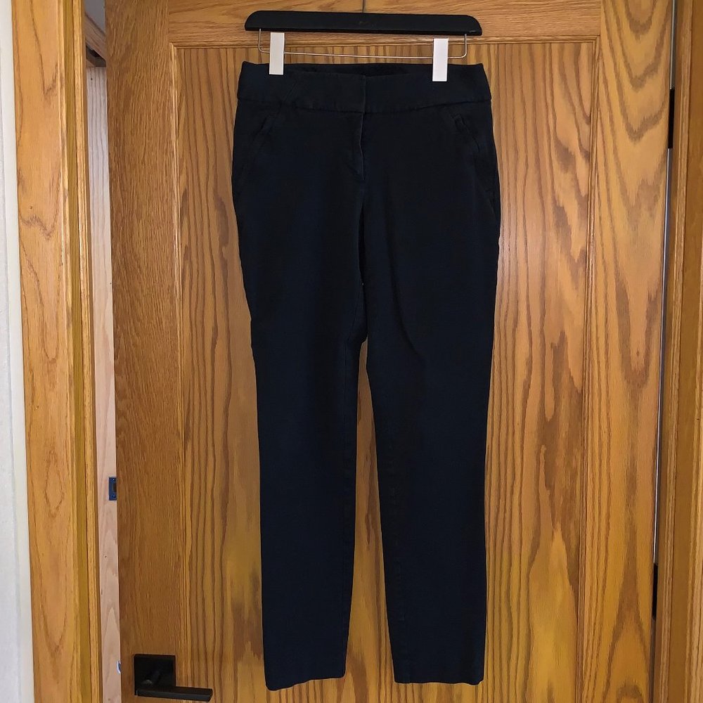 LOFT black work pant, Julie skinny fit, TALL